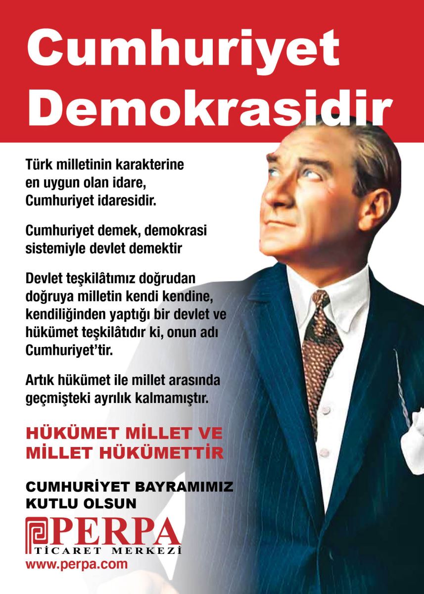 Cumhuriyet Bayramına Davetlisiniz