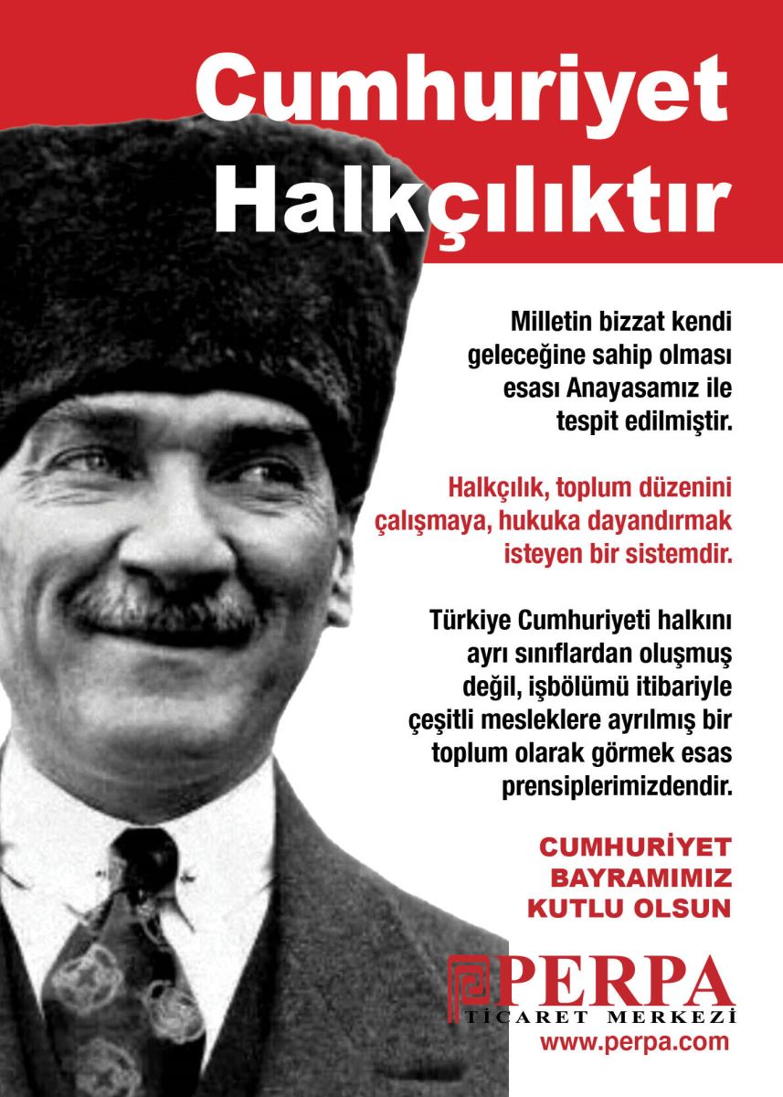Cumhuriyet Halkçılıktır