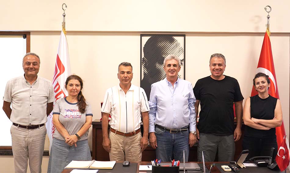 Şişli Mesleki ve Teknik Anadolu Lisesi Müdürü İrfan Yıldırım ve Öğretmenler Perpa A Blok Yöneticiliğimizi Ziyaret Etti
