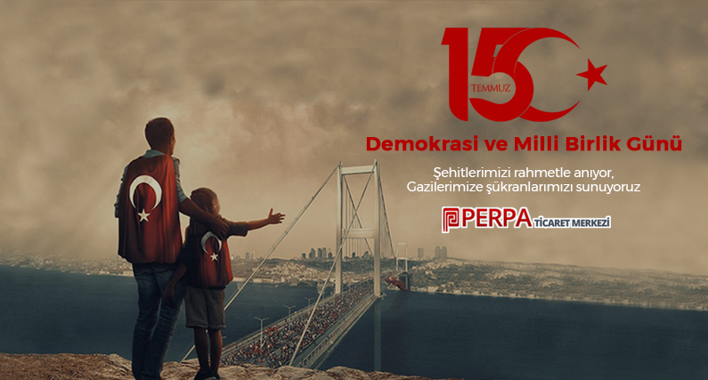 15 Temmuz Demokrasi ve Milli Birlik günü kutlu olsun. 