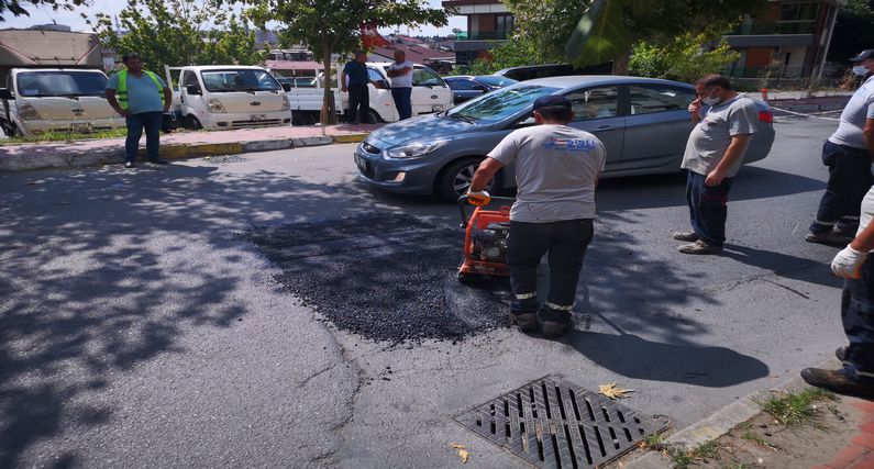 Şişli Belediyesi Perpa çevresi asfaltlama çalışması 