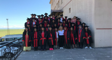 Ağrı İli Tutak İlçesi Dorukdibi Köyü 8. sınıf öğrencileri mezuniyet sevinci yaşadı..
