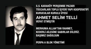 Ahmet Selim Telli Vefat