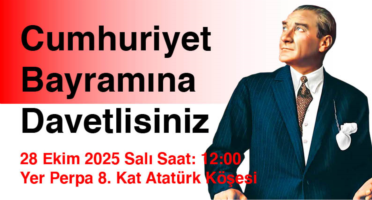 Cumhuriyet Bayramına Davetlisiniz