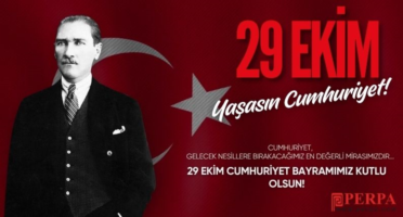 CUMHURİYETİMİZİN 102. YILI KUTLU OLSUN!
