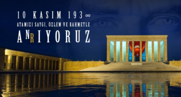 Cumhuriyetimizin Kurucusu Gazi Mustafa Kemal ATATÜRK'ü aramızdan ayrılışının 84. yılında minnet ve rahmetle anıyoruz. 