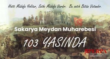 Sakarya Meydan Muharebesi’nin 103. yılında başta Gazi Mustafa Kemal Atatürk ve kahraman silah arkadaşlarını rahmet, minnet ve şükranla anıyoruz.