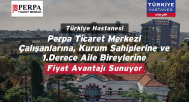 Türkiye Gazetesi Hastanesi, PERPA bünyesinden yer alan Kurum sahiplerine, çalışanlarına indirimli fiyatlardan sağlık hizmetleri sunmaya devam ediyor. 